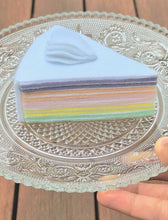 Load image into Gallery viewer, Felt So Real - Rainbow Cake Slice
