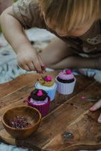 Load image into Gallery viewer, Kinfolk - Cupcake Mould Set Berry Sweet - 3 Eco Sensory Tool