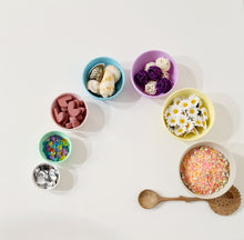 Load image into Gallery viewer, Little Explorer Eco Toys - Textured Stacking eco play bowls in pastel