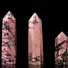 Load image into Gallery viewer, Moon Rituals - Atural Rhodonite Tower | Emotional Healing & Self-Love Crystal Point