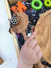 Load image into Gallery viewer, Wild Mountain Child - SUNFLOWER SLOTTED DUO SPOON