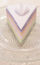 Load image into Gallery viewer, Felt So Real - Rainbow Cake Slice