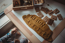 Load image into Gallery viewer, Kinfolk - Train Stamp Set - Eco Playdough Tool