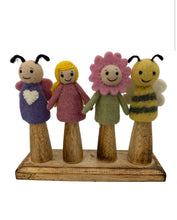 Load image into Gallery viewer, Papoose - BOXED Garden Creatures Finger Puppets 4 Pieces