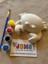 Load image into Gallery viewer, Jems Plaster Painting - Shelly the Shellebrating Crab DISCONTINUED