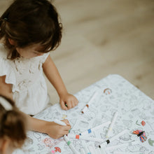 Load image into Gallery viewer, Colour Me Kids - Woodland Wonders Colouring In Tablecloth