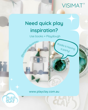 Load image into Gallery viewer, Play Clay - VISIMAT™️ Transparent | Silicone Playmat + Storage Bag