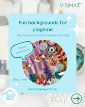 Load image into Gallery viewer, Play Clay - VISIMAT™️ Transparent | Silicone Playmat + Storage Bag