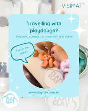 Load image into Gallery viewer, Play Clay - VISIMAT™️ Transparent | Silicone Playmat + Storage Bag