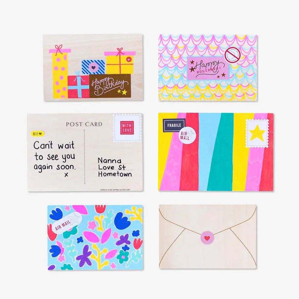Make Me Iconic Iconic Toy Post Box Letters Craft Kit Feather
