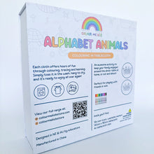 Load image into Gallery viewer, Colour Me Kids - Alphabet Animals Colouring In Tablecloth - PREORDER DUE MID NOVEMBER