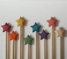 Load image into Gallery viewer, Growing Little Folks - Wooden Star Wand