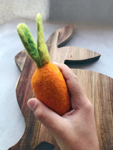 Load image into Gallery viewer, Petit Felt Treats - Felt Carrot (one) DISCONTINUED