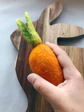 Load image into Gallery viewer, Petit Felt Treats - Felt Carrot (one) DISCONTINUED