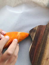 Load image into Gallery viewer, Petit Felt Treats - Felt Carrot (one) DISCONTINUED