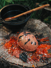 Load image into Gallery viewer, Wild Mountain Child - Limited Edition Fire and Brimstone PlayFizz Dragon Egg