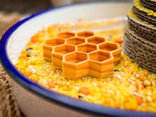 Load image into Gallery viewer, Beadie Bug Play - MINI Wooden Honeycomb Trinket Tray