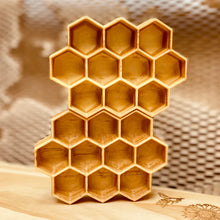 Load image into Gallery viewer, Beadie Bug Play - MINI Wooden Honeycomb Trinket Tray