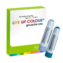 Load image into Gallery viewer, Life Of Colour - Pastel Gouache Paint Stix - Set of 12 - DISCONTINUED