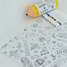 Load image into Gallery viewer, Colour Me Kids - In the Stars - Washable, Reusable Colouring-In Solo Mats - PREORDER DUE MID NOVEMBER
