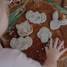 Load image into Gallery viewer, Kinfolk Pantry - Aussie Animal Face Playdough Eco Cutter Set '