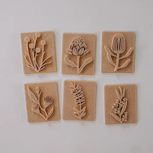 Load image into Gallery viewer, Kinfolk Pantry - Australian Native Flower Playdough Eco Stamp Set (No handle)