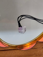 Load image into Gallery viewer, Moon Ritual - Fluorite Heart Necklace | 3cm Crystal Heart Pendant on Rope | Healing Crystal for Clarity & Christmas Crystal Gift