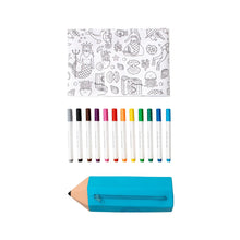 Load image into Gallery viewer, Colour Me Kids - Tidal Treasures - Washable, Reusable Colouring-In Solo Mats