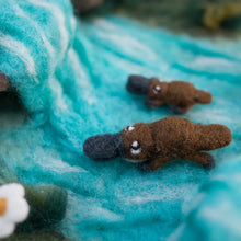 Load image into Gallery viewer, Gus + Mabel - Platypus Mum + Bub Felt Friends