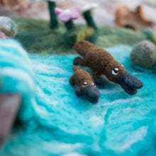 Load image into Gallery viewer, Gus + Mabel - Platypus Mum + Bub Felt Friends
