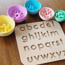 Load image into Gallery viewer, Little Explorer Eco Toys - Alphabet Eco Puzzle - Pastel Colours