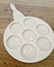 Load image into Gallery viewer, Little Explorer Eco Toys - Pancake Pan Play Tray - Faces to explore emotions and feelings - A mini pancake pan for Early Learning and Sensory Play