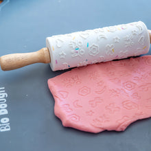 Load image into Gallery viewer, Bio Dough - Kids Fun Embossed Silicone Rolling Pin
