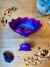 Load image into Gallery viewer, Fairy Belinda Events - "Celestial Gardens" Lotus Potion Bowl with Pedestal Stand