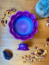 Load image into Gallery viewer, Fairy Belinda Events - "Celestial Gardens" Lotus Potion Bowl with Pedestal Stand