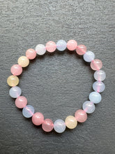 Load image into Gallery viewer, Moon Ritual - Morganite Bracelet – 7mm Beads – Stretchable to Fit Most Wrists