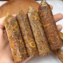Load image into Gallery viewer, Moon Rituals - Golden Silk Jade Tower | Abundance, Peace & Manifestation
