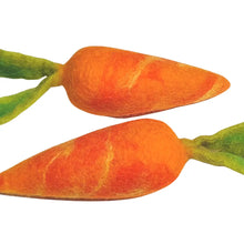 Load image into Gallery viewer, Petit Felt Treats - Felt Carrot (one) DISCONTINUED