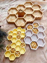 Load image into Gallery viewer, Beadie Bug Play - Mini Honeycomb Trinket Tray Pale Yellow