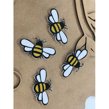 Load image into Gallery viewer, Sass and Spunk - Set of 12 Acrylic Bees