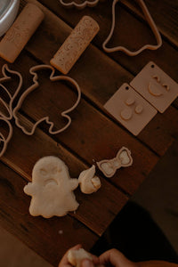 Kinfolk Pantry - Ghost Stamp and Cutter Set - Halloween Eco Playdough Tool