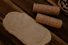 Load image into Gallery viewer, Kinfolk Pantry - Pumpkin Patch Roller - Eco Pattern Playdough Roller
