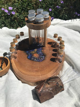 Load image into Gallery viewer, Natural Wood Gifts and Resources - Medium Potion Board with Coloured Resin (E)

