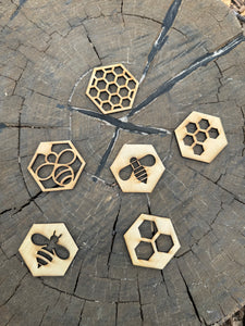 Clever Bugs - Hexagon Bee Shapes (6)