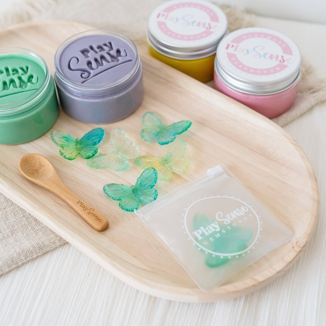 Play Sense - Gemstones - Green/Yellow Butterflies