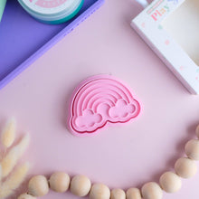 Load image into Gallery viewer, Eco Playdough Stamp | Rainbows | Rainbow with cloud
