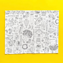 Load image into Gallery viewer, Colour Me Kids - Christmas Down Under - Washable, Reusable Colouring-In Solo Mats - PREORDER DUE MID NOVEMBER
