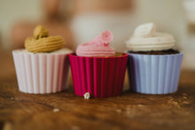 Load image into Gallery viewer, Kinfolk - Cupcake Mould Set Berry Sweet - 3 Eco Sensory Tool
