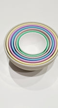 Load image into Gallery viewer, Little Explorer Eco Toys - Textured Stacking eco play bowls in pastel
