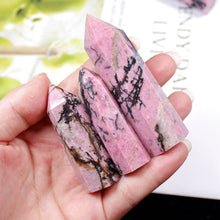 Load image into Gallery viewer, Moon Rituals - Atural Rhodonite Tower | Emotional Healing &amp; Self-Love Crystal Point
